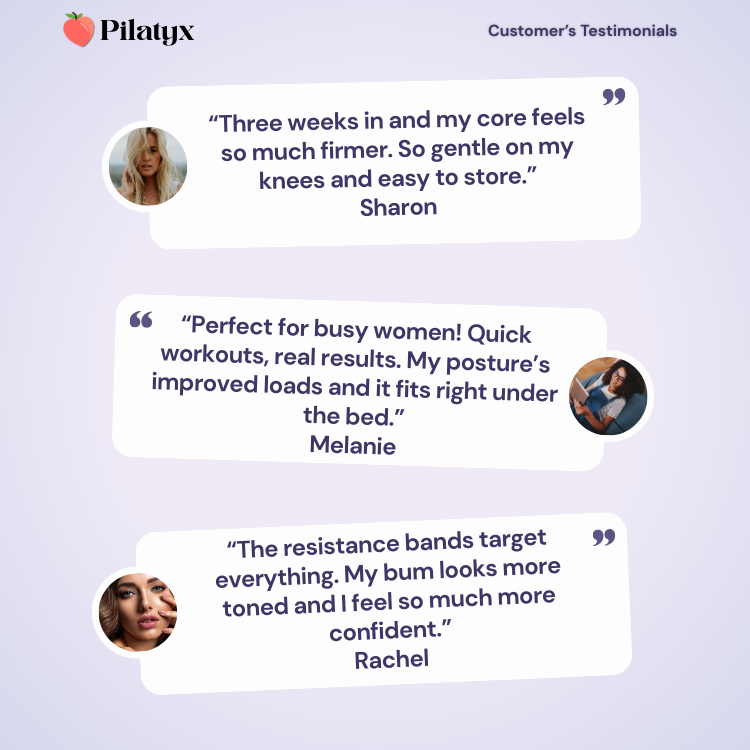 PILATYX® Pilates Reformer Board - Transform Your Body in 28 Days